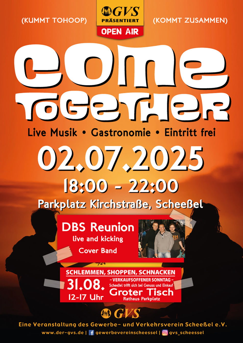 Come Together 2025, GVS, Scheessel, Veranstaltung, live Musik, Open Air